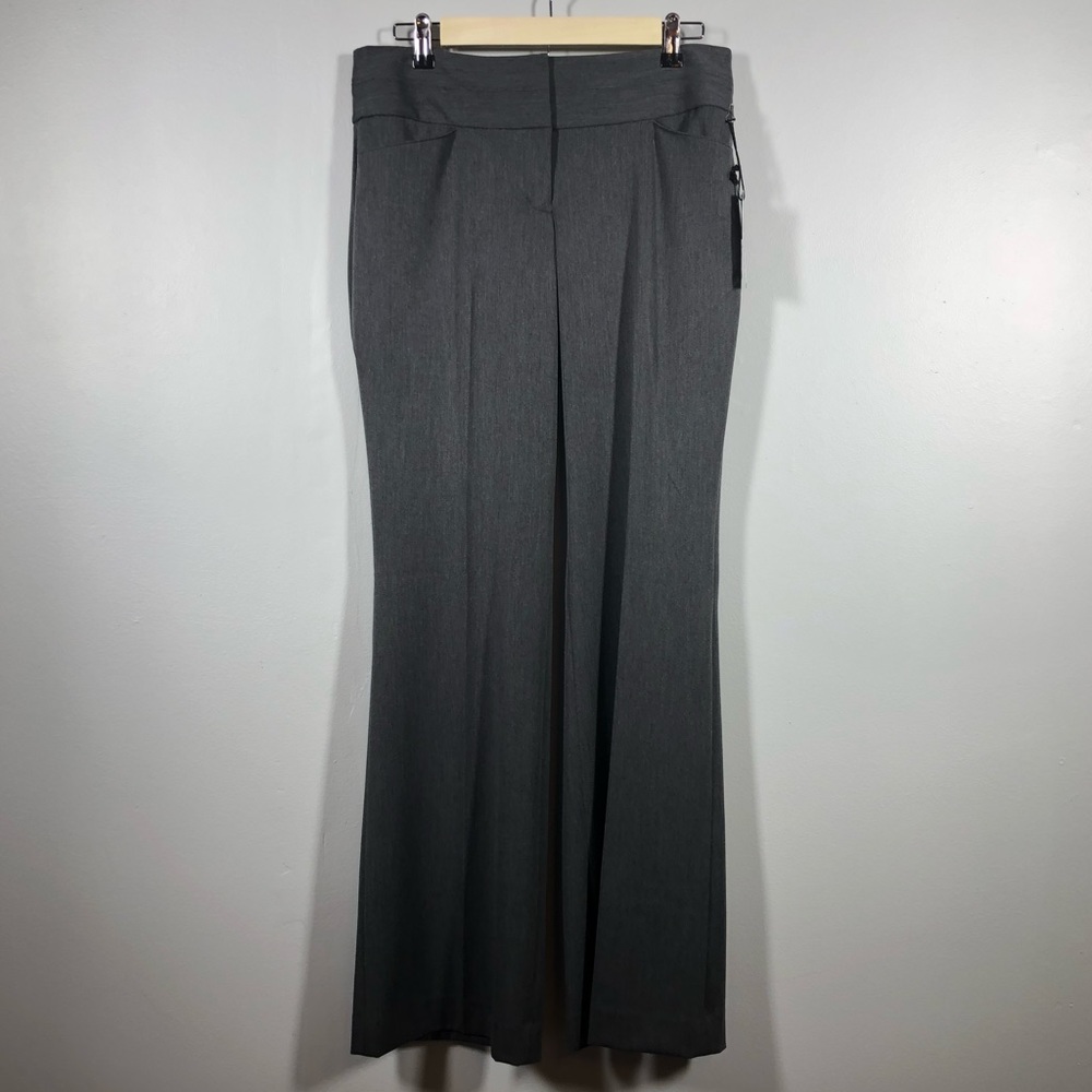 Nwt Express Editor Flare Studio Stretch Slacks 6r - image 1